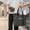 Bolso de hombro para hombre, de marca de moda, de gran capacidad, estilo japonés, sencillo, de cuero para mujer, bolso de mano de moda para estudiantes.