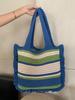 Nuevo bolso de punto vintage, bolso de punto hecho a mano, bolso de mano, bolso de lana para mujer, bolso de hombro portátil, bolso de compras