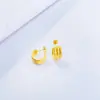 Moda Viajero Simple Versátil Diseño Geométrico Forma de C Multicapa Curvada Personalidad Temperamento Versátil Oro y Plata Al por Mayor