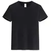 Camisetas 100% Algodão, Uniformes Personalizados para Turma, Camisas Culturais de Manga Curta com Gola Redonda, Uniformes de Trabalho para Grupos de Restaurante, Camisetas Publicitárias Respiráveis com Impressão de Logo