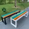 Sillas de Descanso para Exteriores, Sillas para Exteriores, Sillas para Parques de Jardín, Bancos Largos, Sillas de Fila, Taburetes Largos, Sillas Cuadradas para Ocio