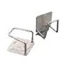 Estante para esponjas de acero inoxidable 304, cocina sin perforaciones, estante de secado para esponjas, trapos, bolas de acero, estante de almacenamiento
