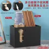 Caja de Almacenamiento con Drenaje para Cucharas Cocina Restaurante Comedor Restaurante de Hot Pot Soporte para Palillos Cucharas Soporte para Popotes de Auto-Succión Comercial