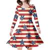 Vestido Largo Casual con Cuello Redondo y Estampado Digital 3D de Estrellas para Niñas Pijama La Ropa Infantil Más Vendida de Amazon
