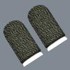 Funda de Dedo para Gaming Inalámbrica de Fábrica con 24 Pines de Fibra Plateada Anti-Sudor de Doble Capa Oso de Batalla Tela Plateada Estilo E-Sports para Juego Pubg Controlador