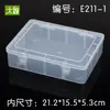Caja de plástico transparente rectangular engrosada con tapa caja de piezas de herramientas caja de almacenamiento caja de pp caja de almacenamiento grande al por mayor
