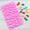 Mais de 30 Até dinossauro molde de silicone para chocolate molde de bala de fruta ferramenta de decoração de bolo fondant