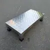 Taburete de Escalón Antideslizante de Acero Inoxidable Engrosado, Escalera de Pasos Industrial para Aumentar Altura, Taburete de Escalón Doméstico, Reposapiés de una Sola Capa