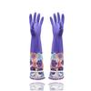 Tareas de cocina, Limpieza, Lavandería, Lavar platos, Guantes para lavar platos de goma de látex de una sola capa con cordón de tira recta de PVC, Artículos de protección para el hogar