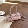 Bolsas Estampadas de Nicho Mais Vendidas no Verão para Mulheres 2026 Nova Moda Versátil Bolsa Transversal Bolsa de Mão para o Trabalho Bolsa Almofada