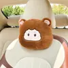 Reposacabezas y soporte lumbar para coche personalizados por el fabricante, cojín de coche cómodo de dibujos animados, almohada para el cuello, bonito cojín lumbar para coche