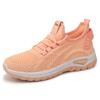 Sapatos Femininos Plus Size Transfronteiriços, Tênis Respiráveis em Tricô Mosca, Sapatos Casuais Temu, Sapatos Individuais, Sapatos de Malha Versáteis de Cor Sólida