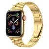Adequado para Pulseira Apple Watch Apple Watch Ultra-Fina Peça Única Pulseira de Cinco Contas Pulseira de Metal Aço Inoxidável Pulseira iWatch