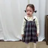 Novidades em 31/08) Vestidos para meninas, coleção de outono, novos vestidos estilo regata infantis 2026, vestidos de bebê Classe A