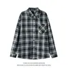 Suministro Exclusivo Transfronterizo para Amazon: Camisa de Manga Larga a Cuadros para Hombre, Estilo Delgado para Primavera y Otoño 2026 con Bolsillos, Cárdigan para Hombre