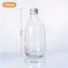 Botella Sellada con Tapa de Aluminio Botella de Vidrio Popular Botella para Vino de Frutas con Tapa Transparente Engrosada Botella para Bebidas Cold Brew 500ml
