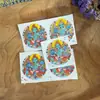 Thangka da Tara Verde de Rekang, Xizang, Nepal, Puramente Pintado à Mão, 3,5 Cartas Coração