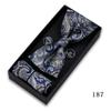 Pajarita para hombre, gemelos, pañuelo de bolsillo, caja de regalo, traje de boda, banquete de negocios, hebilla de corbata de alta gama, lazo