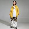 Ropa de Moda Infantil Hip Hop Ropa de Estilo Hip Hop Camisa Holgada Traje de Pantalón Grulla Niños Niños Ropa de Actuación Hiphop Niñas