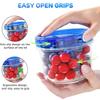 Caja de Almacenamiento para Refrigerador Caja para Sopa Crisper Pequeña Lonchera Redonda 500ml Caja de Embalaje Caja para Alimentos Arroz Integral