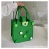 Bolsa de Feltro com Boneca Pequena de Desenho Animado Caixa de Presente Bolsa de Compras de Feltro Festa de Aniversário Bolsa de Presente de Mão Estilo Igual ao Little Red Book