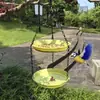 Comedero para pájaros de exterior Semillas para pájaros Colgante de balcón Baño pequeño para pájaros Baño para pájaros de jardín Patio Árbol Comedero de agua