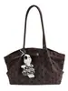 Bolsa Tote de Gran Capacidad Bolso de Hombro Plegado Popular con Lunares Bolso de Axila para Mujer Nuevas Bolsas Otoño/Invierno 2026 Bolsos para Mujer