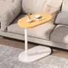 Mesa Lateral Avançada de Luxo Leve Carrinho Móvel Armário Lateral de Sofá Mesa de Centro Simples e Moderna Rack de Armazenamento Mesa de Cabeceira