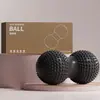 Masajeador de Pies con Pelota de Masaje tipo Cacahuate para Fascia, Relajación Muscular Espinal, Cadera de Doble Pelota, Acupresión de Espalda y Piernas, Masaje Yoga