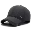 Chapéu de Outono e Inverno para Homens de Meia-idade e Idosos, à Prova de Vento, à Prova de Frio, Chapéu de Vovô, para Ciclismo e Atividades ao Ar Livre, Forrado com Lã, Espessado, Proteção para Orelhas, Chapéu de Algodão Quente