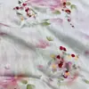 Nuevo Tejido de Lentejuelas Bordadas de Tencel y Nylon con Patrón de Lavado a Tinta para Camisas Hanfu de Mujer y Tejido Bordado para Ropa de Casa