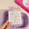 Nuevas Pegatinas para Uñas de Dibujos Animados de Kuromi para Bebés, Linda Decoración de Uñas Impermeable para Niñas Pequeñas, Pegatinas para Uñas para Niñas
