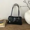 Nova Bolsa de Ombro Pu Estilo Coreano de Alta Qualidade para Mulheres Primavera 2026, Bolsa Transversal Versátil para o Dia a Dia, Bolsa de Mão Rosa da Moda