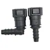 Conector Hembra Rápido para Línea de Combustible Automotriz 9.89mm Id8 Adecuado para Citroen Peugeot Conector Hembra Rápido Negro