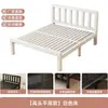 Cama de ferro, cama de casal para uso doméstico, cama com estrutura de ferro de 1,8 m, cama de aço inoxidável espessada e reforçada, cama de ferro para moradia alugada, cama de solteiro