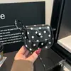 2026 Atacado PU Estampa de Bolinhas Pequena Mini Doce Fofa Tendência Moda Carteira de Moedas Ombro Cruzado Bolsa para Batom
