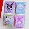 Cuaderno Espiral Lindo con Temática de Mascotas y Alto Atractivo Estético, Cuaderno de Kuromi con Páginas Divisorias, Planificador Estudiantil, Bloc de Notas, Diario
