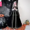 Halloween Adulto Retro Palacio Reina Chal Capa Cosplay Bruja Falda Larga Exportación Transfronteriza