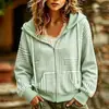 2026 Sitio independiente de comercio exterior transfronterizo europeo y americano Sudadera para mujer Amazon estampado digital 3D chaqueta con cremallera fabricante de origen