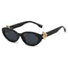 Nuevas Gafas de Sol Retro Ojo de Gato para Fotografía Callejera, Efecto Adelgazante, Protección UV, Gafas de Sol, Gafas de Sol Ovaladas Forma Arco del Triunfo