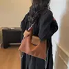 Bolso de Mano Retro Esmerilado para el Trabajo Mujeres Gran Capacidad 2026 Nuevo Otoño/Invierno Nicho Bolso de Hombro Individual Mochila Multifuncional