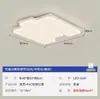Luminária de Teto para Sala de Estar, Estilo Francês Meados do Século, Padrão de Madeira de Nogueira, Iluminação Quente para Quarto e Sala de Estudo, Pacote de Iluminação Full Spectrum para Proteção Ocular