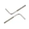 Tornillos de Acero Inoxidable 304 en Forma de 7, Tornillos de Ángulo Recto, Tornillos en Forma de L, Pernos de Anclaje en Forma de Siete M4M5M6M8M10M12
