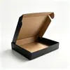 Cajas de cartón rectangulares, hechas a medida, extrafuertes, de colores, negras, para envío transfronterizo, adecuadas para productos digitales y ropa