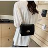 Bolso de Viaje Estilo Occidental para Mujer 2024 Primavera y Verano Nuevo Bolso Cuadrado Pequeño con Cadena de Gama Alta Bolso de Viaje Simple Elegante