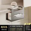 Portarrollos de Papel de Cocina sin Taladro para Puerta de Gabinete Estante Colgante de Papel Estante Montado en Pared Almacenamiento de Rollos de Papel Húmedo Dispensador de Pañuelos Boca Abajo