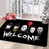 Envio Transfronteiriço de Tapetes de Halloween, Capachos Resistentes à Sujeira e ao Desgaste para Casa, Capachos, Decorações de Halloween