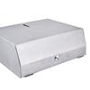 Caja de pañuelos de acero inoxidable 304, caja de pañuelos de pared con cerradura, caja de rollo de papel grande, transfronteriza