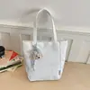 Bolso de Hombro Único Fresco y Sencillo para Mujer, Bolso Tote Versátil Estilo Coreano, Bolso Ligero de Rayas de Moda Casual para Viajes Diarios para Mujer