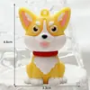Chaveiro de Boneca Gato Pet Fofo de Desenho Animado, Pingente de Chaveiro Animal de Estimação Fofo para Carro, Gatinho de Chaveiro